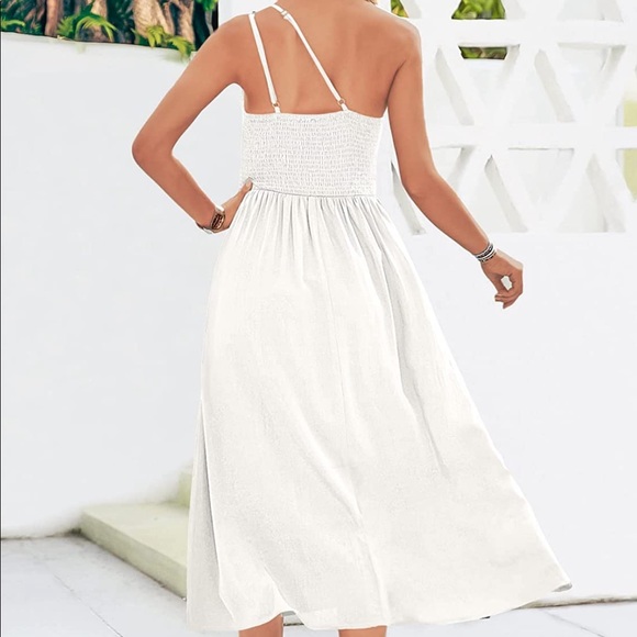 ANRABESS | One Shoulder Tea Length - Picture 3 of 3